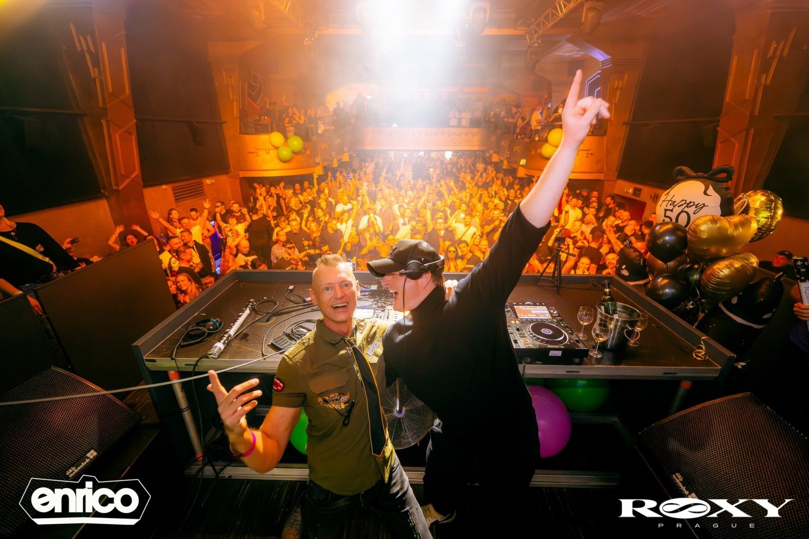 DJ ENRICO 50. BDAY W/ KRYDER | ROXY Prague