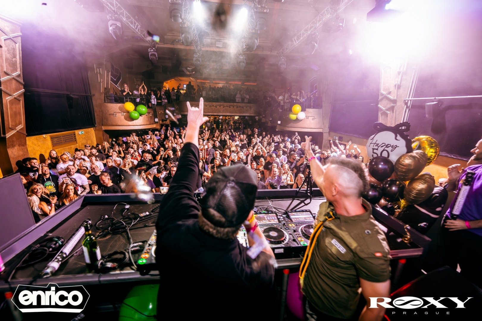 DJ ENRICO 50. BDAY W/ KRYDER | ROXY Prague