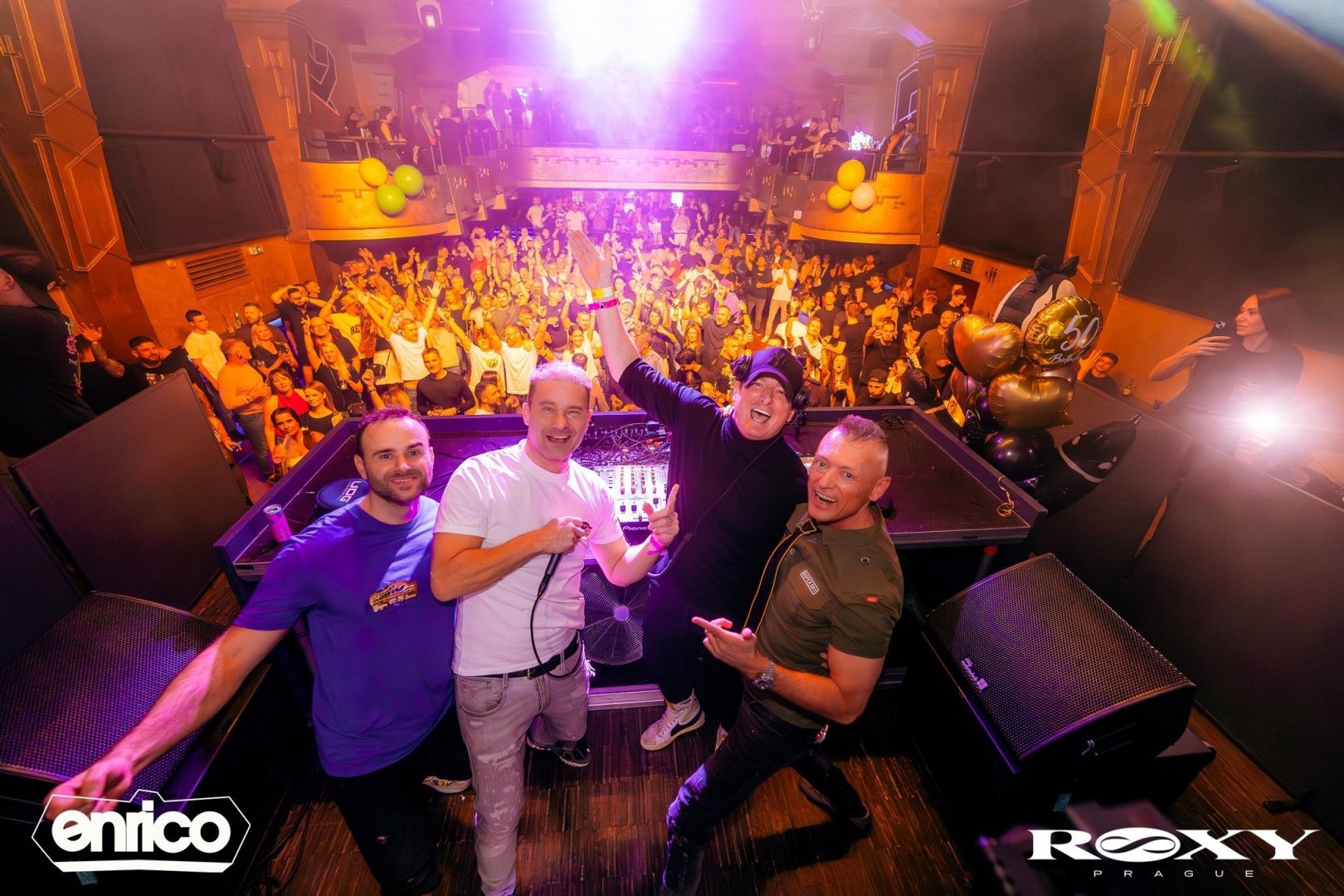 DJ ENRICO 50. BDAY W/ KRYDER | ROXY Prague